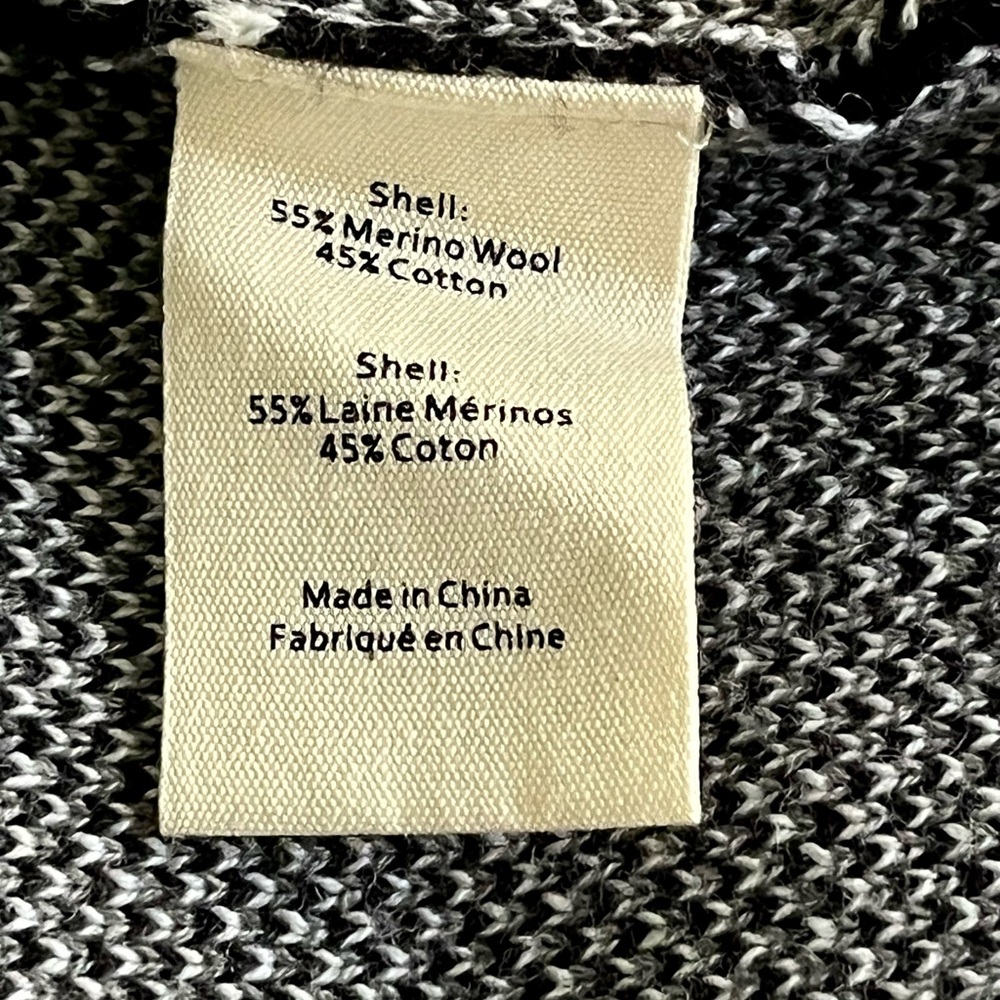 L'AGENCE Jaclyn Argyle wool Blend Poncho/Cape - Picture 8 of 14